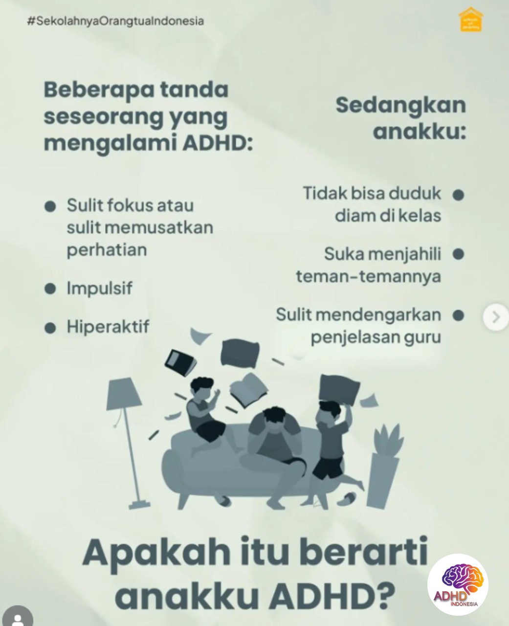 Ciri dan Gejala ADHD pada Anak Usia Dini di Kabupaten Sukamara