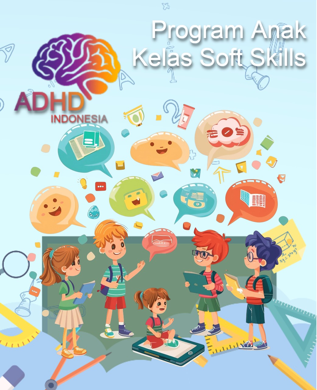 Program ADHD Indonesia Kabupaten Sukamara Kelas Soft Skills Anak ADHD