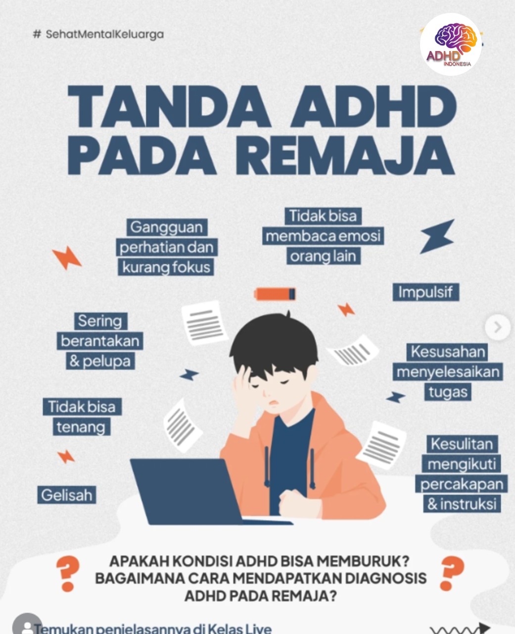 Screening ADHD Non-Diagnostik: Edukasi Awal bagi Orang Tua di Kabupaten Sukamara