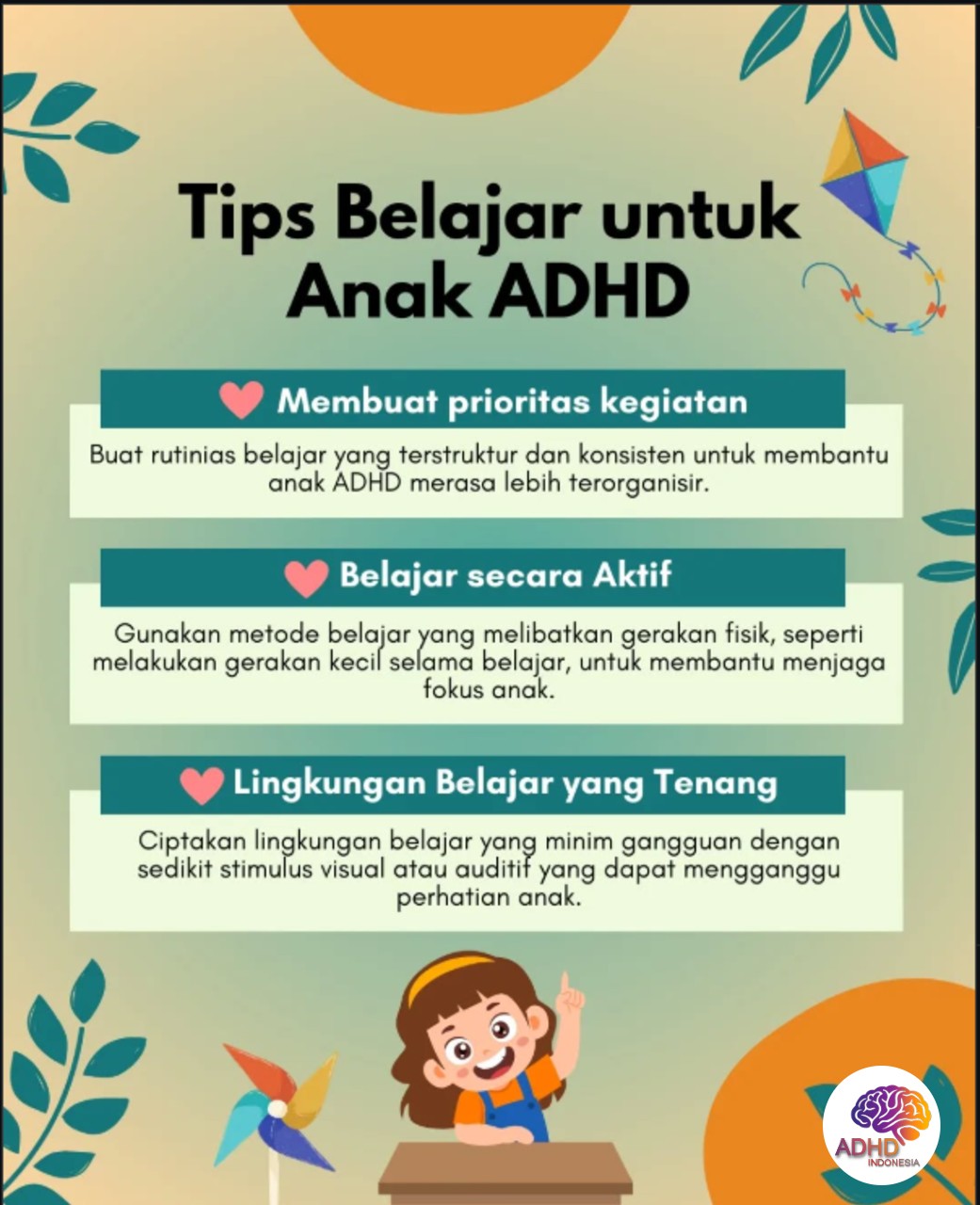Strategi Belajar yang Cocok untuk Anak ADHD di Kabupaten Sukamara